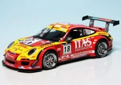 Minichamps Porsche 911 GT3 R (997/2) Rennwagen Team De Lorenzi Racing "24h Spa 2011"