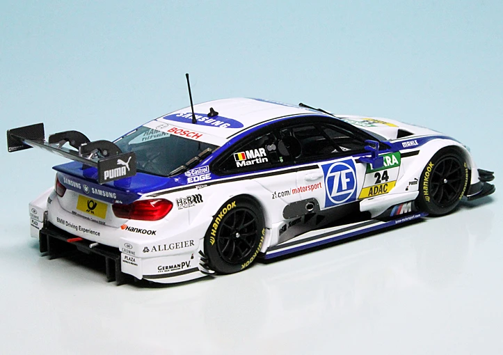 Minichamps BMW M4 DTM Rennwagen (F82) "Samsung" Team RMG "DTM 2014" 2 Minichamps BMW M4 DTM Rennwagen (F82) "Samsung" Team RMG "DTM 2014" – Bild 2
