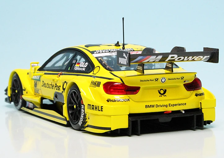 Minichamps BMW M4 DTM Rennwagen (F82) "Deutsche Post" Team MTEK "DTM 2015" 6 Minichamps BMW M4 DTM Rennwagen (F82) "Deutsche Post" Team MTEK "DTM 2015" – Bild 6
