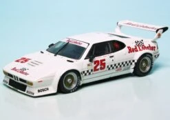 Minichamps BMW M1 IMSA Rennwagen Team Cassani Red Lobster Racing "Sieger LA Times GP Riverside 1981"