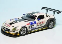 Minichamps Mercedes Benz SLS AMG GT3 Rennwagen Team Rowe Racing "24h Nürburgring 2012"
