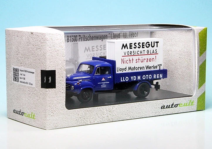 AutoCult Borgward B1500 Pritschenwagen (1955) (Deutschland) „Lloyd Motorenwerke“ 7 AutoCult Borgward B1500 Pritschenwagen (1955) (Deutschland) „Lloyd Motorenwerke“ – Bild 7