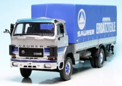 AutoCult Saurer D250 B Pritsche/Plane (1982) (Schweiz) "Saurer Ersatzteile" -Modellwagen Verkauf ac90144 autocult saurer d250 b pritscheplane 1982 schweiz saurer ersatzteile 2