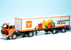 AutoCult Saurer D290 B Frontlenker Koffer-Sattelzug (Schweiz) "Coop"